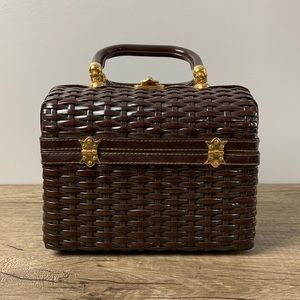Vintage 1960s Woven Box Purse